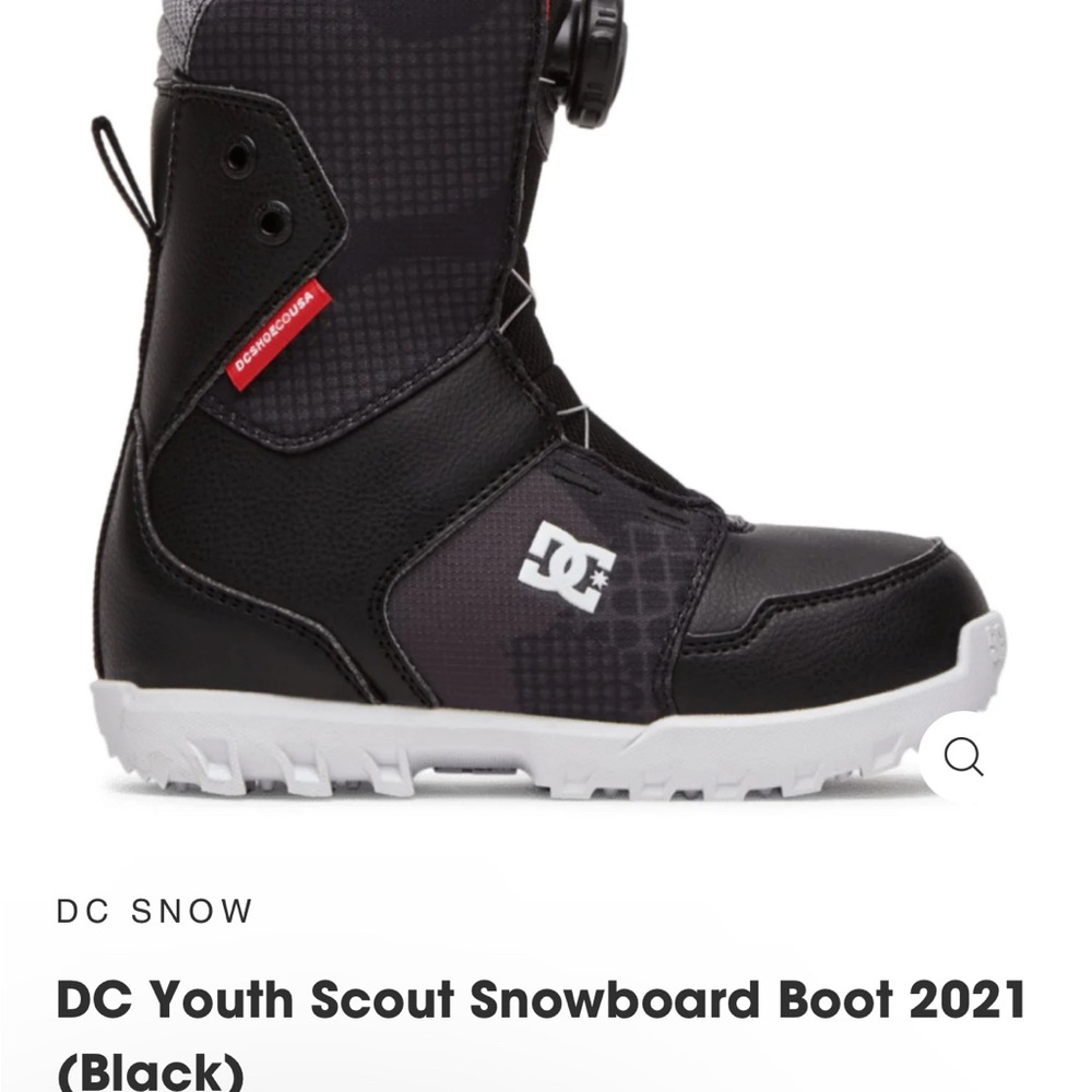 DC Youth Scout Snowboard Boot (Black) GUC